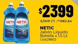 Diarco Netic jabón líquido botella oferta