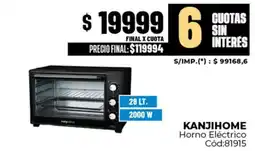 Diarco Kanjihome horno eléctrico oferta