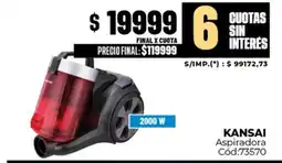 Diarco Kansai aspiradora oferta