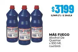Diarco Más fuego alcohol de quemar oferta