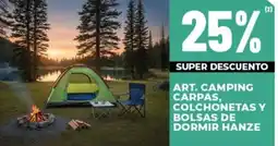 Diarco Art. camping carpas, colchonetas y bolsas de dormir hanze oferta