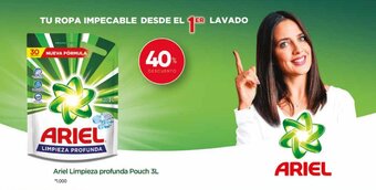 La Anonima Ariel Limpieza profunda Pouch 3L oferta
