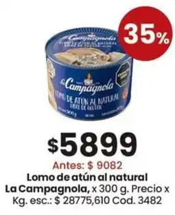 Coto La campagnola lomo de atún al natural oferta