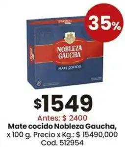 Coto Nobleza gaucha mate cocido oferta