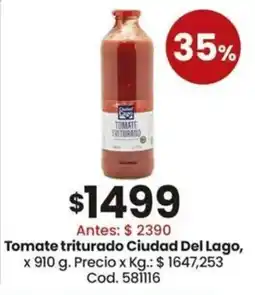 Coto Ciudad del lago tomate triturado oferta