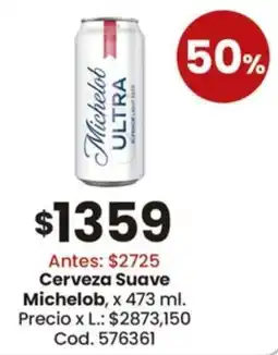 Coto Michelob cerveza suave oferta