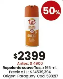 Coto Tas repelente suave oferta