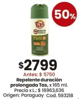 Coto Tas repelente duración prolongada oferta