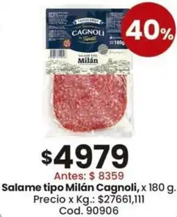 Coto Milán cagnoli salame tipo oferta