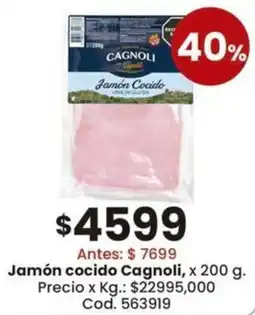 Coto Cagnoli jamón cocido oferta