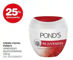 Atomo Conviene Pond's crema facial variedades seleccionadas oferta