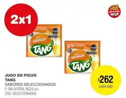 Atomo Conviene Tang jugo en polvo sabores seleccionados oferta