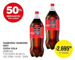 Atomo Conviene Coca cola gaseosa diet oferta