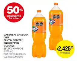 Atomo Conviene Fanta/ sprite/ schweppes gaseosa diet sabores seleccionados oferta