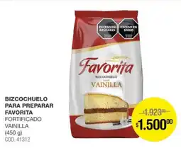 Atomo Conviene Favorita bizcochuelo para preparar fortificado vainilla oferta