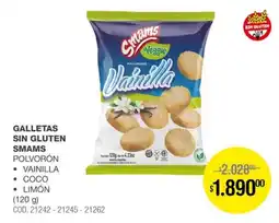 Atomo Conviene Smams galletas sin gluten smams polvorón oferta