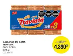 Atomo Conviene Traviata galletas de agua oferta