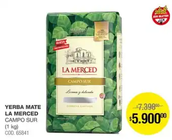 Atomo Conviene La merced yerba mate campo sur oferta
