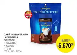 Atomo Conviene Lavirginia café instantáneo doypack oferta