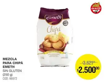 Atomo Conviene Emeth mezcla para chipá sin gluten oferta