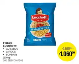 Atomo Conviene Lucchetti fideos oferta