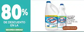 La Anonima Ayudín Antisplash Lavandina x 1lt./2lts. c/u. oferta