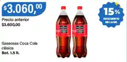 Supermercados Damesco Coca cola gaseosas clásica bot oferta