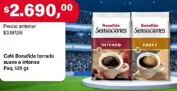 Supermercados Damesco Bonafide café torrado suave o intenso paq. oferta