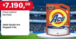 Supermercados Damesco Ace jabón líquido doypack oferta
