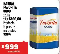Makro Favorita 0000 harina oferta