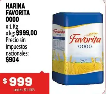 Favorita 0000 harina
