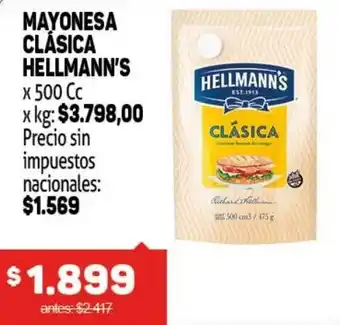 Hellmann's mayonesa clásica