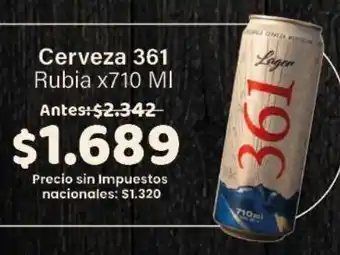 Makro 361 cerveza rubia oferta