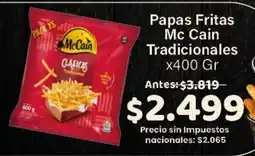 Makro McCain papas fritas tradicionales oferta