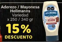 Makro Hellmann's aderezo / mayonesa variedad oferta