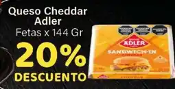 Makro Adler queso cheddar fetas oferta