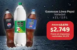 Makro Pepsi gaseosas línea variedad oferta