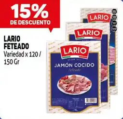 Makro Lario feteado variedad oferta