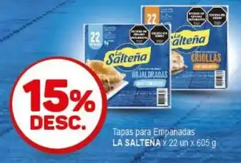 Makro La saltena tapas para empanadas oferta