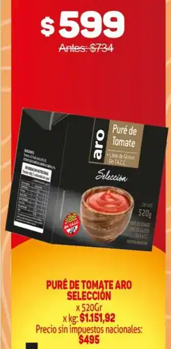 Makro Aro puré de tomate selección oferta