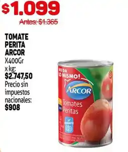 Makro Arcor tomate perita oferta