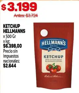 Makro Hellmann's ketchup oferta
