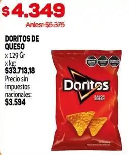 Makro Doritos de queso oferta