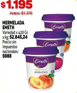 Makro Emeth mermelada variedad oferta