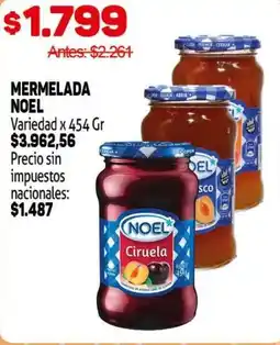 Makro Noel mermelada variedad oferta