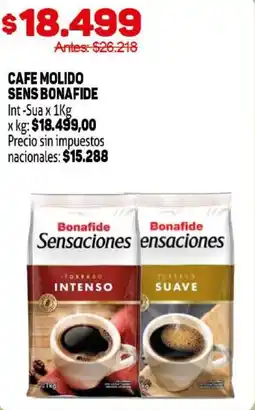 Makro Bonafide café molido sens int-sua oferta