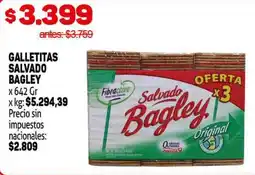 Makro Bagley salvado galletitas oferta