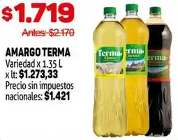 Makro Terma amargo variedad oferta