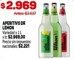 Makro Dr lemon aperitivo variedad oferta