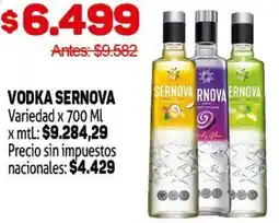 Makro Sernova vodka variedad oferta